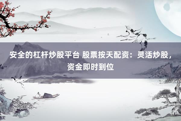 安全的杠杆炒股平台 股票按天配资：灵活炒股，资金即时到位