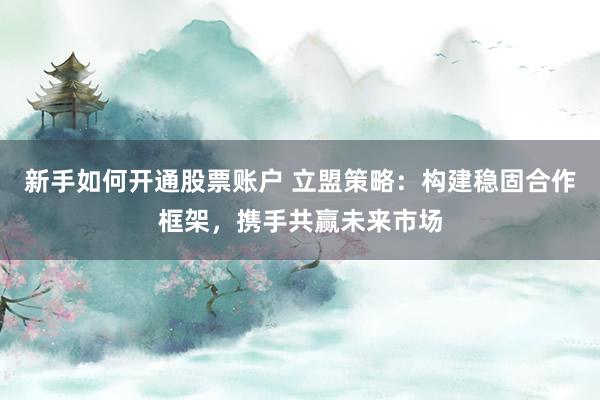 新手如何开通股票账户 立盟策略:构建稳固合作框架,携手共赢未来市场
