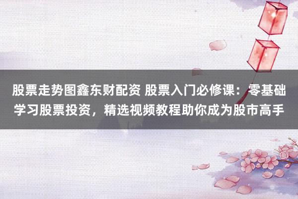 股票走势图鑫东财配资 股票入门必修课：零基础学习股票投资，精选视频教程助你成为股市高手